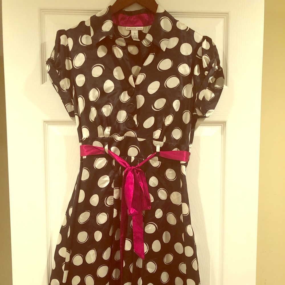 Polka Dot Amanda Lane dress